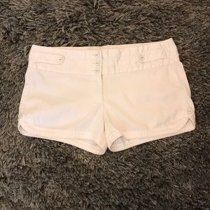 White wet seal shorts